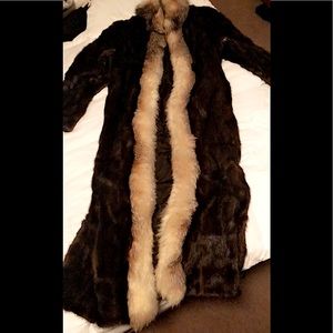 Mink fur coat